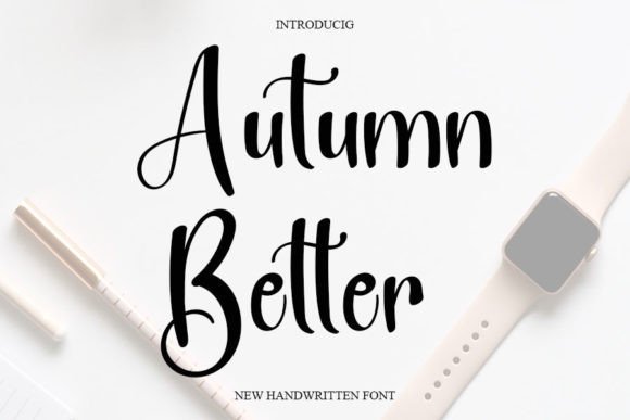 Autumn Batter Font for Creative Projects