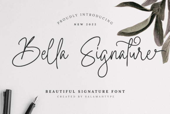 Bella Signature: A Charming Script Font for Web Design