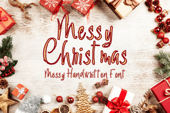 Bringing Messy Christmas Font to Life in Branding