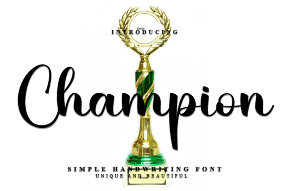 Champion Font: A Bold Script for Modern Web Design