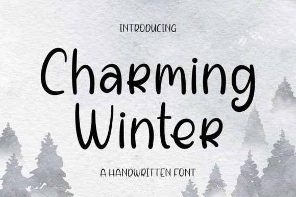 Charming Winter: A Handwritten Font for Small Business Branding