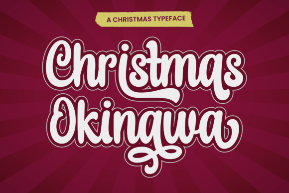 Christmas Okinawa: A Romantic Script Font