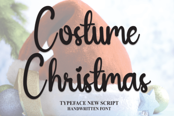 Costume Christmas: The Handwritten Font for Holiday Campaigns