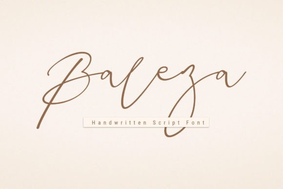 Elevate Your Brand with the Baleza Handwritten Font