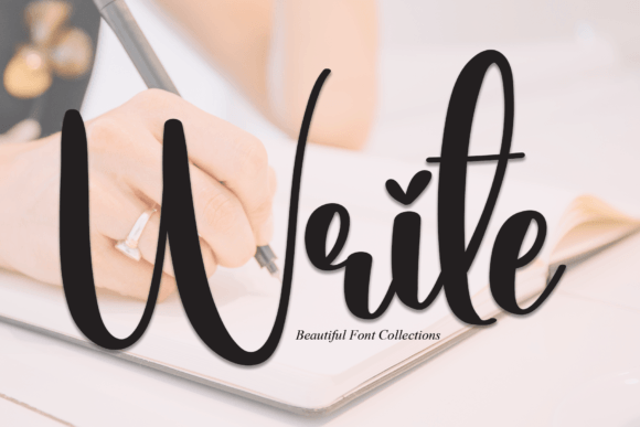 Elevate Your Brand with the Write Handwritten Font