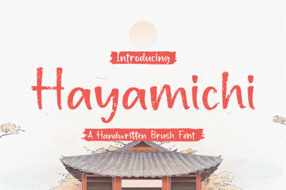 Hayamichi: A Handwritten Brush Font for Creative Projects