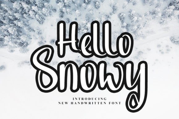 Hello Snowy: A Handwritten Font for Elegant Design