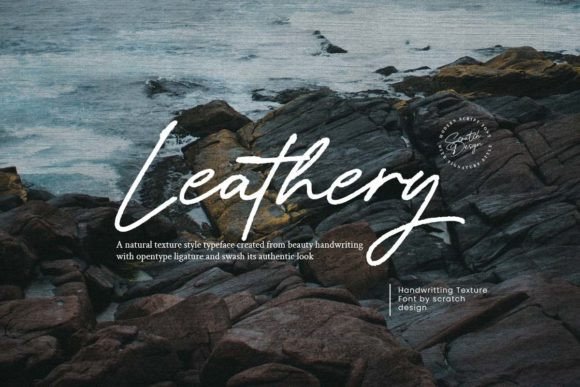 Leathery Font: The Perfect Handwritten Typeface for Crafters