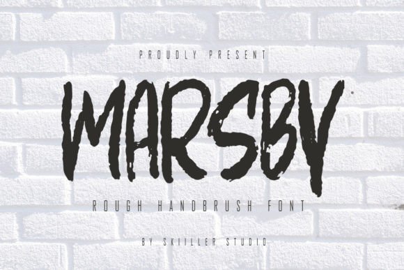Marsby: A Modern Handwritten Typeface for Editorial Design
