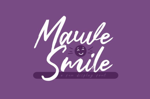 Mauve Smile: A Playful Font for Business