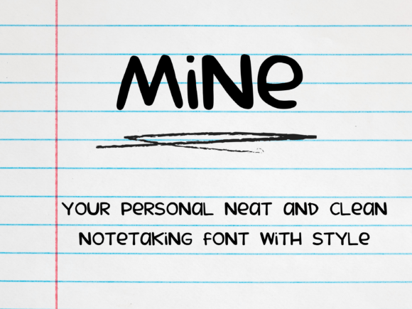 Mine: A Quirky Font for Business Branding