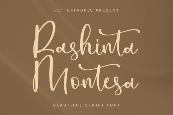 Rashinta Montesa: A Script Font for Editorial Elegance