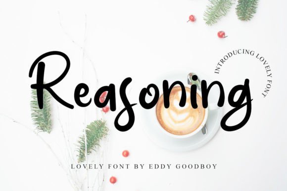 Reasoning: A Fresh Script Font for Modern Editorial Design