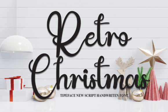 Retro Christmas: A Handwritten Font for Festive Editorial Design