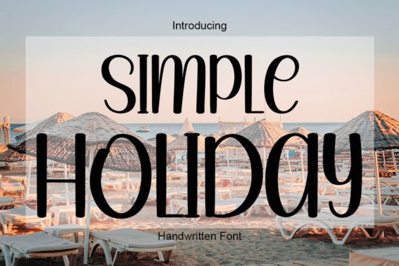 Simple Holiday Font: A Designer's Take on Elegant Branding