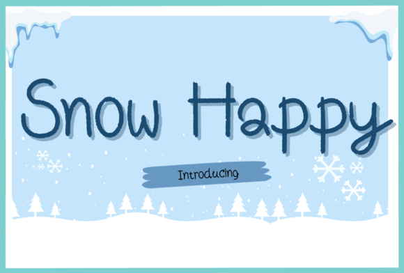 Snow Happy Font: Playful Typography for Makers