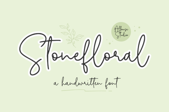 Stonefloral: A Handwritten Font for Business