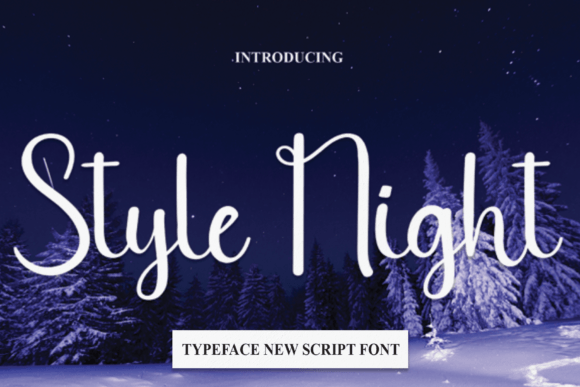 Style Night: A Handwritten Font for Creative Campaigns