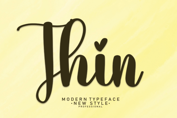 Thin: A Delicate Handwritten Font for Makers