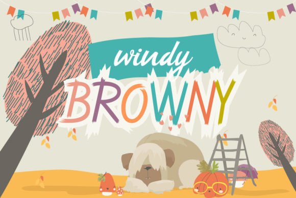 Windy Browny: A Playful Script Font