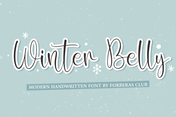Winter Belly Font Review