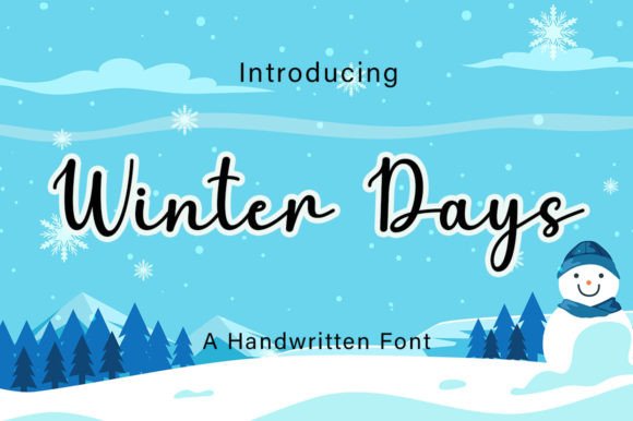 Winter Days Font Review